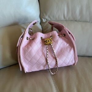Pink Quilted Women's Bag